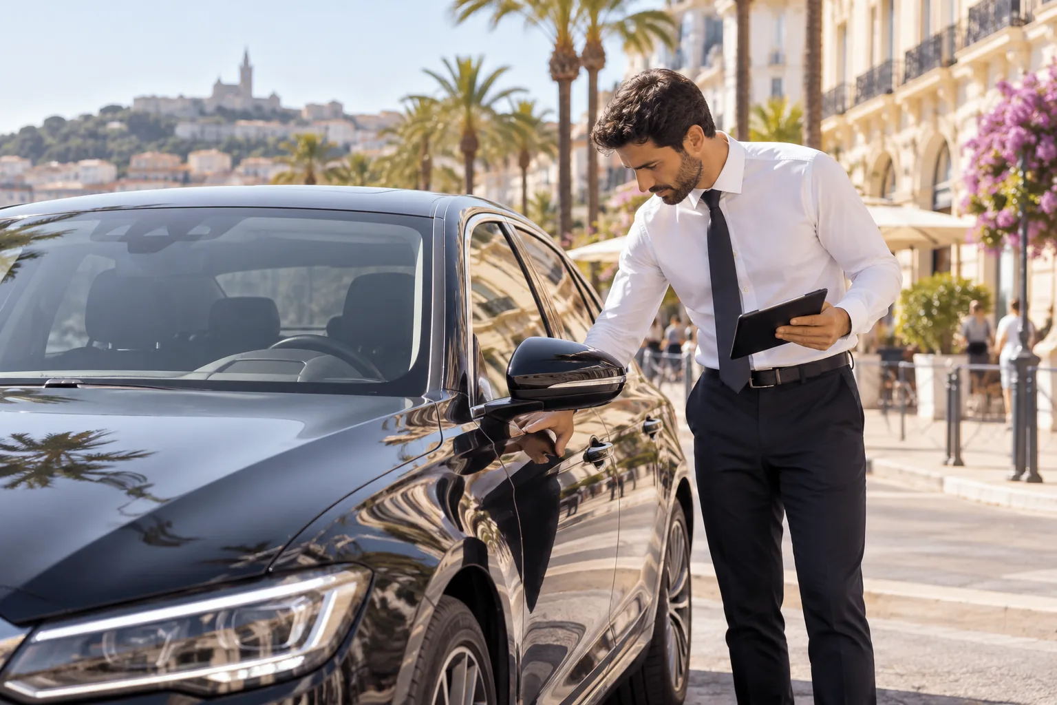 Illustration de l’accompagnement : Assurance VTC et taxi à Agde : véhicule et transport de personnes